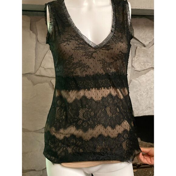 BCBG Black Sleeveless Blouse Size XS - Picture 1 of 3